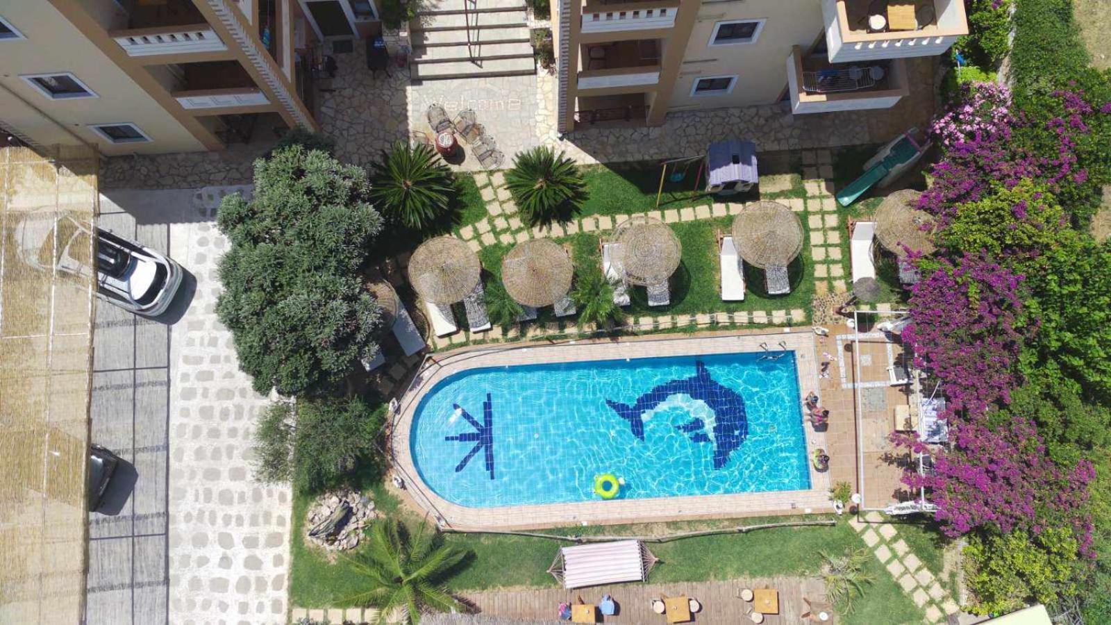 Villa Gereoudis Apartments With Sea View & Pool Kolimvárion Exteriér fotografie