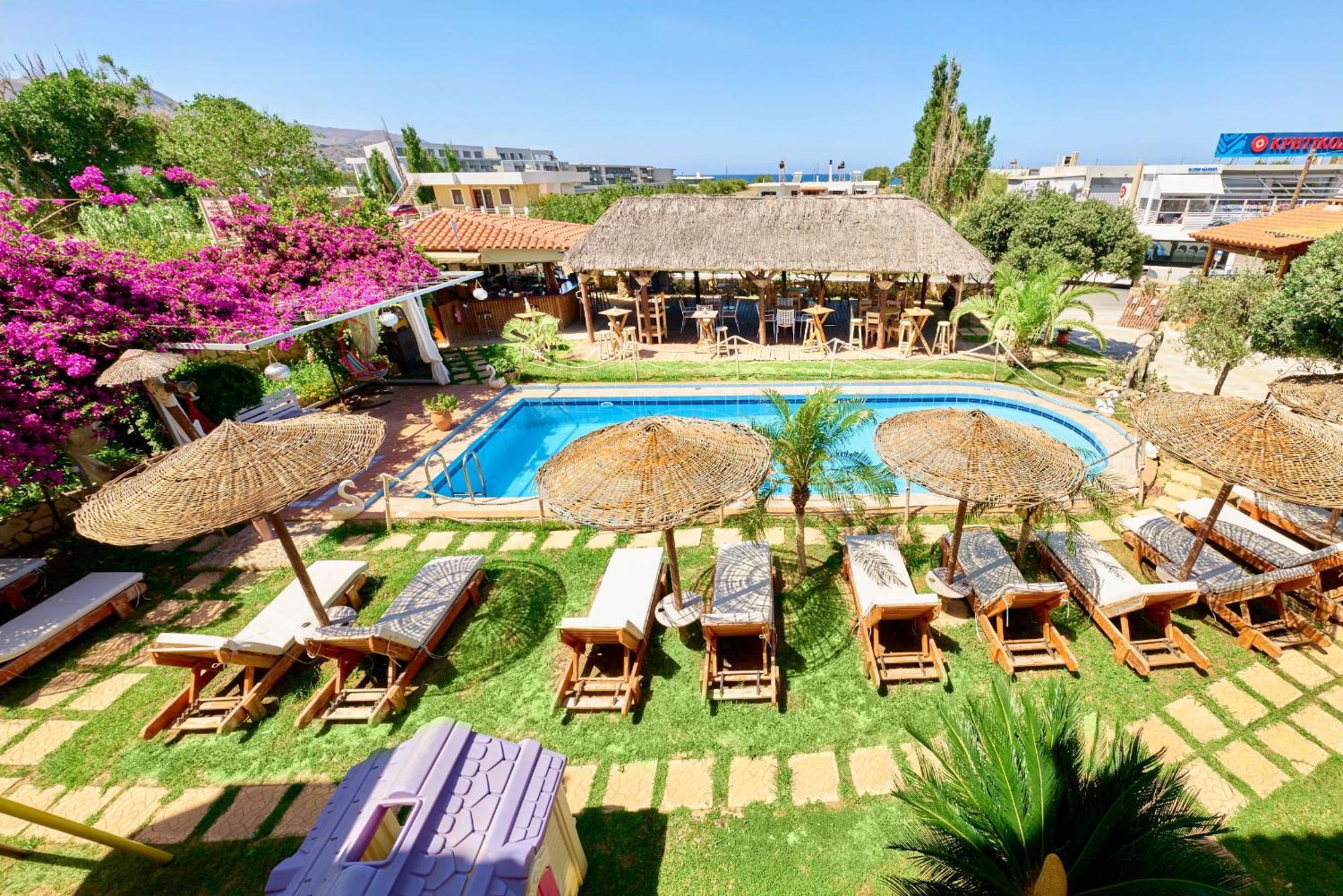 Villa Gereoudis Seaview Apartments-Pool & Bar Kolimvárion Exteriér fotografie