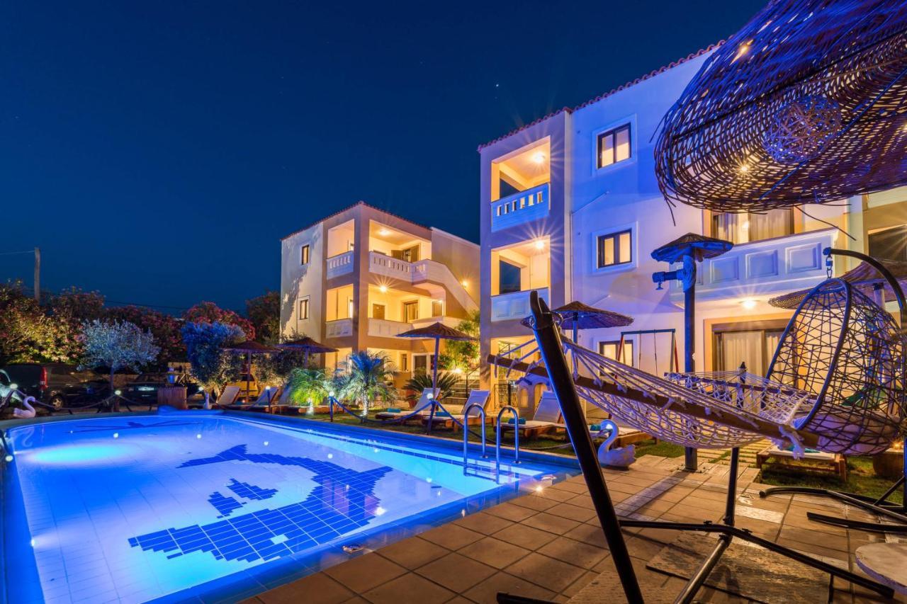 Villa Gereoudis Apartments With Sea View & Pool Kolimvárion Exteriér fotografie